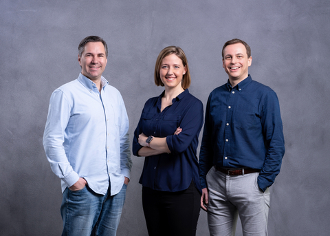Das Smartlane Gründer-Team: Dr. Mathias Baur, Monja Mühling und Florian Schimandl (Photo: Business Wire)