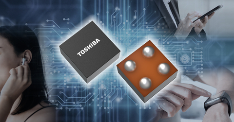 Toshiba: load switch ICs “TCK12xBG Series” that deliver a remarkable decrease in quiescent current in a small WCSP4G package for wearables and IoT devices. (Graphic: Business Wire)