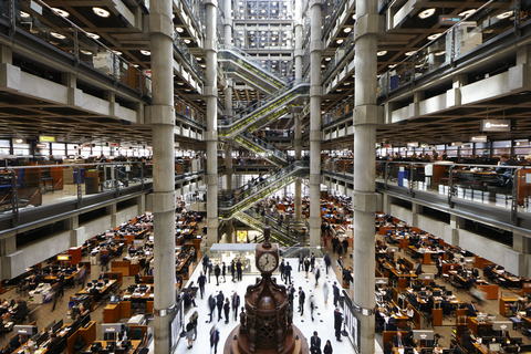 original Lloyd's Underwriting Room, London (Credit: Lloyd's)
