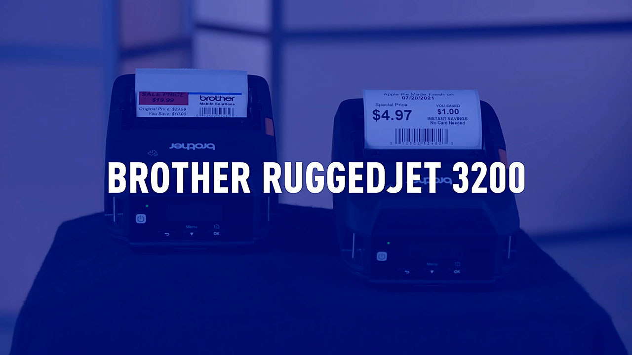 The new RuggedJet 3200 printers from Brother Mobile Solutions