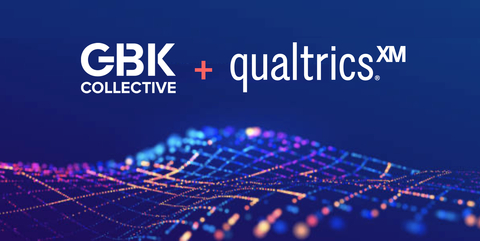 GBK Collective and Qualtrics are partnering to help leading brands apply real-time analytics and predictive insights to make smarter decisions using the Qualtrics XM Platform™. (Graphic: Business Wire)