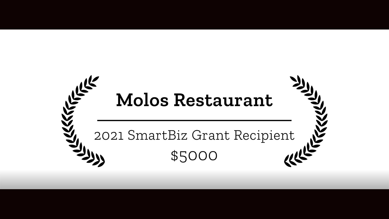 SmartBiz Loans 2021 Grant Recipient Molos Restaurant