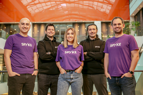 Spyke Games co-founders raise record-breaking $55M Seed round for social mobile games. [L-R] Remi Onur (COO), Mithat Madra (CMO), Rina Onur Sirinoglu (CEO), Fuat Coskun (CTO), Barkin Basaran (CPO) (Photo: Business Wire)