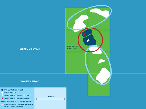 Winterfell discovery area in the U.S. Gulf of Mexico (Graphic: Business Wire)