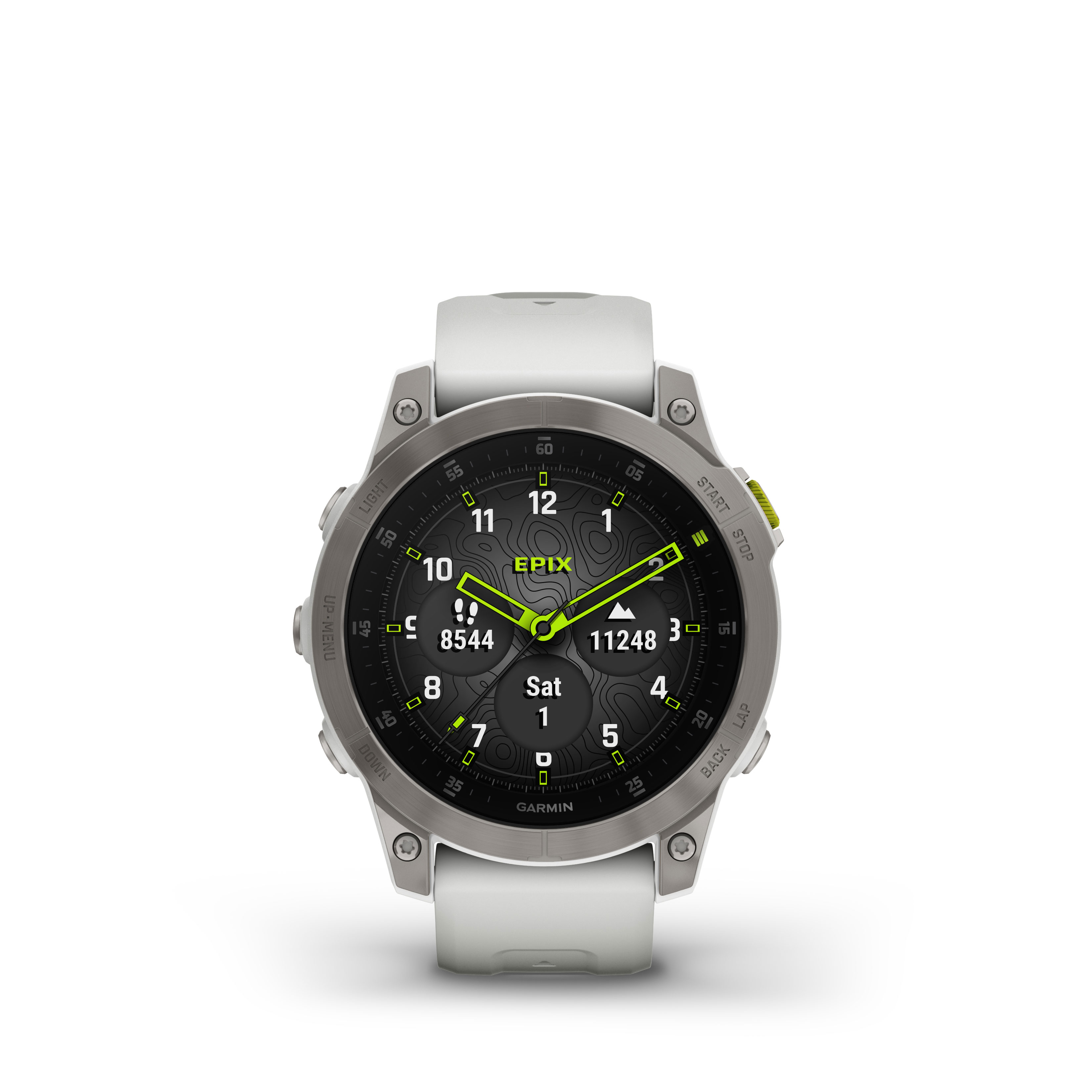 Garmin epix Gen 2, Premium active smartwatch, touchscreen AMOLED display,  Adventure Watch with Advanced Features, Slate Steel and Garmin QuickFit 22