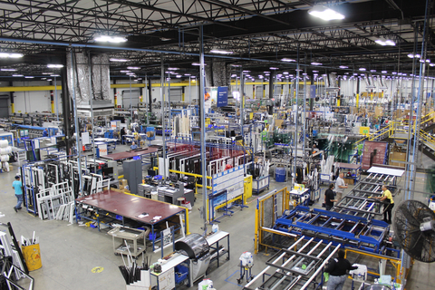 Inside one of PGT Innovations' manufacturing facilities (Photo: Business Wire).