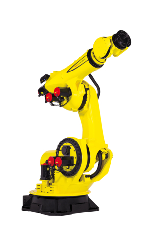 FANUC's new M-1000iA robot is designed to handle very heavy products including automotive components, construction materials and battery packs for electric vehicles. (Photo: Business Wire)