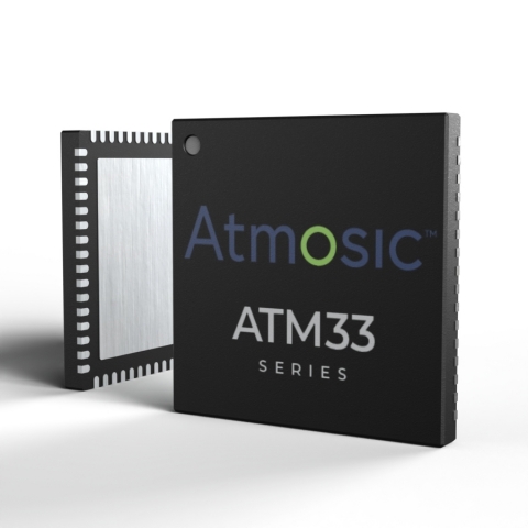 original Atmosic’s innovative ATM33 SoC (Photo: Business Wire)