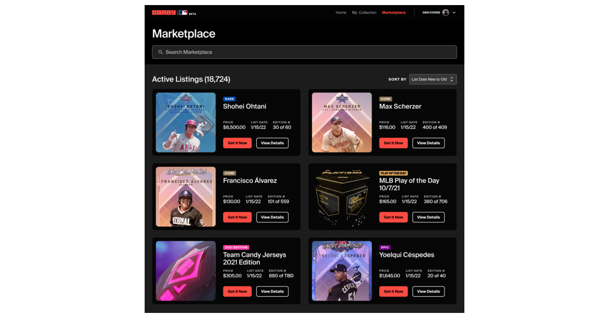 MLB remains focused on creating collectibles with Candy Digital, as  multiple leagues are in the market