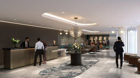 Hyatt Regency London Stratford Lobby (Photo: Business Wire)