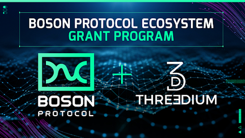 Threedium and Boson Protocol announce partnership to provide for the physical redemption of 3D digital goods purchased in the metaverse. (Graphic: Business Wire)