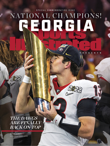 It was a night to remember for Georgia's QB in the national championship. Purchase Sports Illustrated’s commemorative issue online or on local newsstands now. (Graphic: Business Wire)