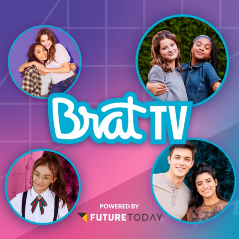 Future Today partners with one of YouTube’s most viewed content creators, Brat TV, to launch a dedicated streaming channel featuring Brat TV’s wildly popular video series for teenage audiences. (Graphic: Business Wire)