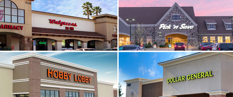 original Tenants of ExchangeRight's Fully Subscribed $126 million Net-Leased Portfolio 49 DST Offering (Photo: Business Wire)