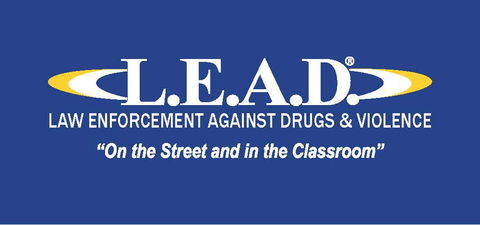 Law Enforcement Against Drugs & Violence (L.E.A.D.) Logo
