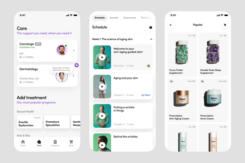 thumbnail Hims & Hers Mobile App is Now Available on the App Store. (Graphic: Business Wire)