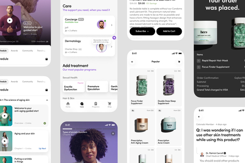 thumbnail Hims & Hers Mobile App is Now Available on the App Store. (Graphic: Business Wire)