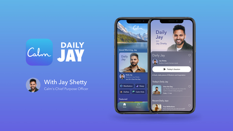Jay Shetty Joins Calm as Chief Purpose Officer, Launching Daily Content Series