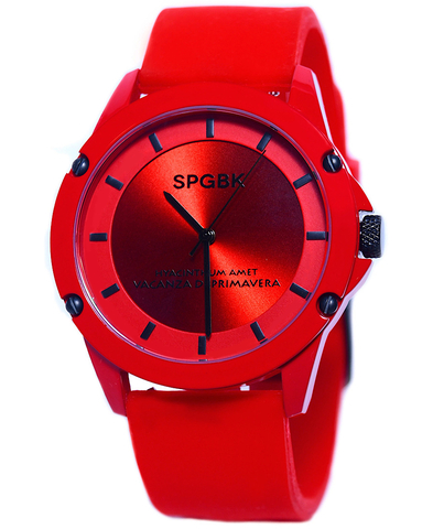 Macy's Honors Black History. Black Brilliance; SPGBK Watches Unisex Foxfire Red Silicone Band Watch 44mm, $79.99 (Photo: Business Wire)