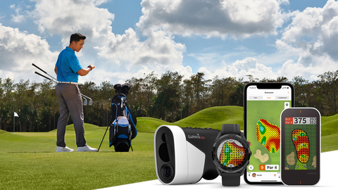 See the greens like never before with the introduction of Green Contour data to the Garmin Golf app and compatible devices (Graphic: Business Wire)