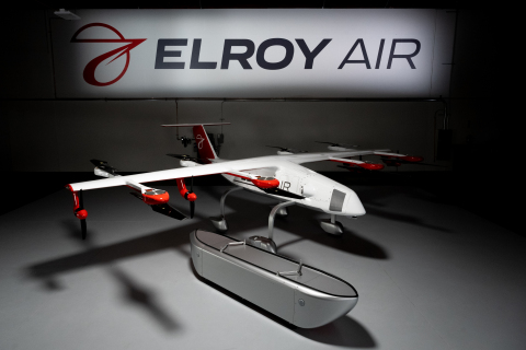 Elroy Air's pre-production Chaparral vehicle: the first end-to-end autonomous vertical take-off and landing (VTOL) aerial cargo system, designed for aerial transport of 300-500 lbs of goods over a 300 mile range for commercial, humanitarian, and defense logistics. (Photo: Business Wire)