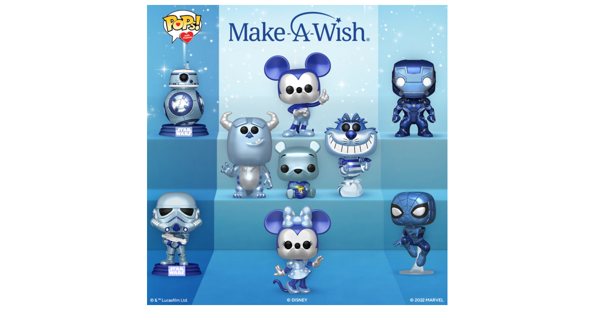 Funko and Make-A-Wish® Launch New Pops! With Purpose Assortment to  Celebrate World Wish Day | Business Wire