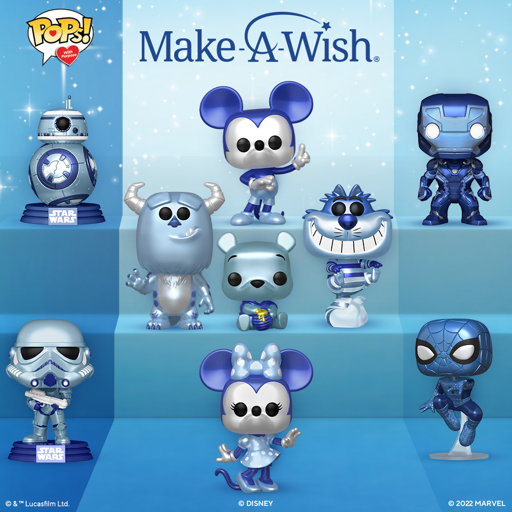 Funko and Make-A-Wish® Launch New Pops! With Purpose Assortment to  Celebrate World Wish Day