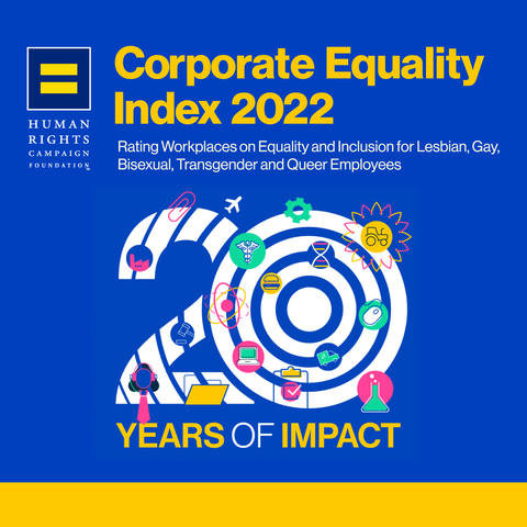 The Standard Earns Top Marks in Human Rights Campaign Foundation’s 2022 Corporate Equality Index for the sixth consecutive year. (Graphic: Business Wire)