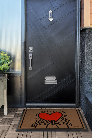 thumbnail Keith Haring Holding Heart Doormat (Photo: Business Wire)