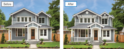 Homeowners who upgrade the exterior of their homes with well -selected Fypon polyurethane decorative millwork could significantly improve the perceived value of their home (Photo: Business Wire)