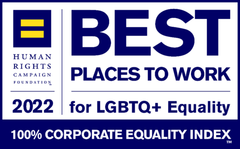 Kimco Realty has been designated a Best Place to Work for LGBTQ+ Equality by the Human Rights Campaign Foundation (Graphic: Business Wire)