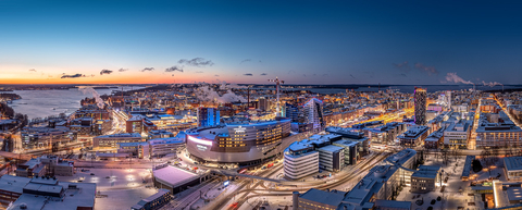 original Nokia Area, the largest multi-function arena in Finland opened in Tampere. Photo: Skyfox, Marko Kallio (Photo: Business Wire)