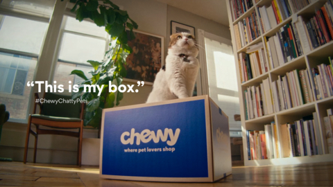 Chewy's "Chatty Pets" campaign launches Monday, January 31.  
(Photo: Business Wire)