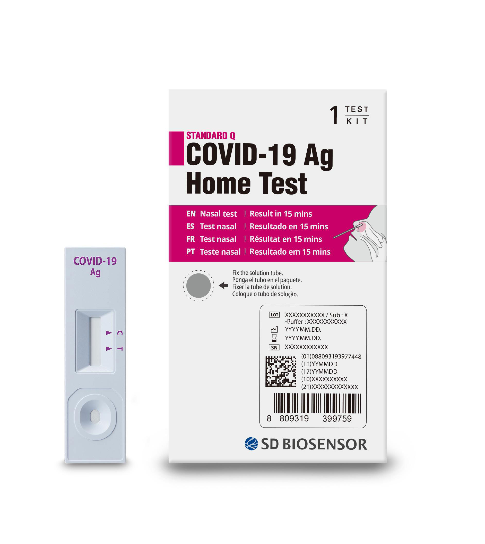 Q rapid test standard Home COVID