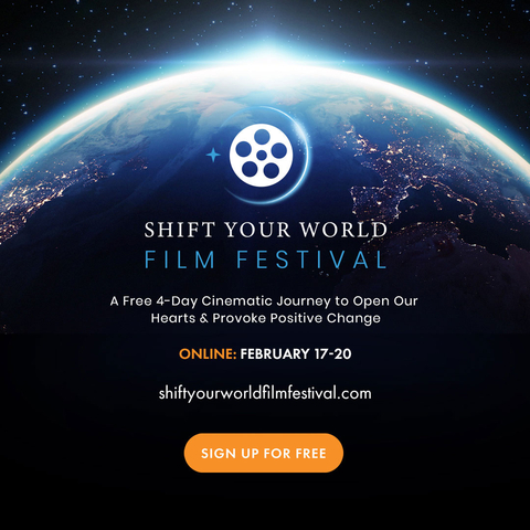thumbnail Shift Your World Film Festival: four days, 25 transformational films, coming February 17-20, shiftyourworldfilmfestival.com. (Graphic: Business Wire)