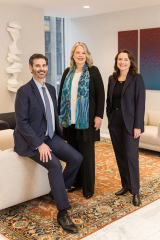 original From left: David Elsberg and Jennifer Selendy, founding co-managing partners of Selendy & Gay, have been elevated to named partners of the newly named law firm Selendy Gay Elsberg. Maria Ginzburg (right), will be the new managing partner of Selendy Gay Elsberg. (Photo: Business Wire)