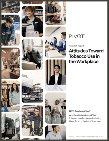 To access the full report, Attitudes Toward Tobacco Use in the Workplace, with all of the findings, please visit: https://pivot.co/resource/attitudes-toward-tobacco-use-in-the-workplace/ (Graphic: Pivot)