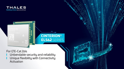 The new Thales Cinterion ELS62 module and services provide enhanced security and connectivity for IoT devices. ©Thales