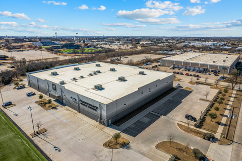 original Texas-based companies Corinth Land Co. and Prattco Creekway Industrial just acquired 7255 Meadow Hill Drive in Frisco, Texas, a Class A Industrial building in the heart of Frisco’s thriving Industrial and Sports market. The property is also one mile from the Toyota Soccer Complex, home to FC Dallas. (Photo: Business Wire)