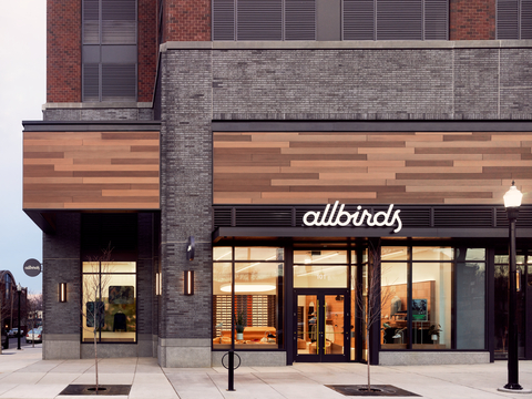 Allbirds Charlotte Store Front (Credit: Allbirds)