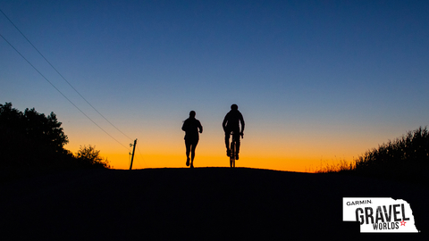 original Garmin announces its title sponsorship of Gravel Worlds race series. (Graphic: Business Wire)