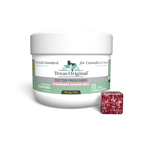 Texas Original's fast-acting, 20 mg, THC-only gummy provides significant relief to patients experiencing chronic pain, night terrors and other debilitating symptoms. (Photo: Business Wire)