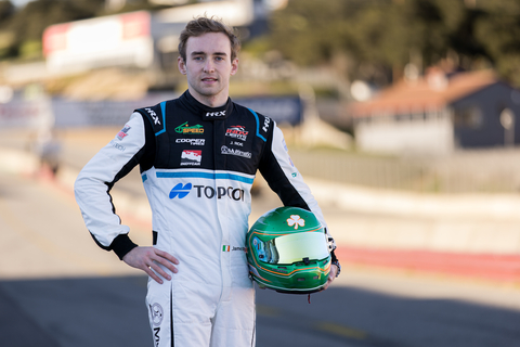 Topcon has announced a multi-year extension of its partnership with professional racing car driver James Roe. (Photo: Business Wire)