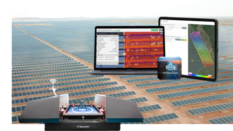 thumbnail H3 Dynamics' DBX-G7 Drone-in-a-Box links seamlessly to Solar Farm inspection AI-analytics powered by Sitemark. Instead of sending operators to remote locations. DBX drone stations can be deployed permanently at solar farms for autonomous PV panel health checks, to conduct site security or to track site construction progress. (Graphic: Business Wire)