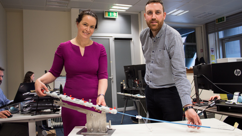 Lucy O'Keeffe CEO; Gavin Kenny R&D Director (Photo: Business Wire)