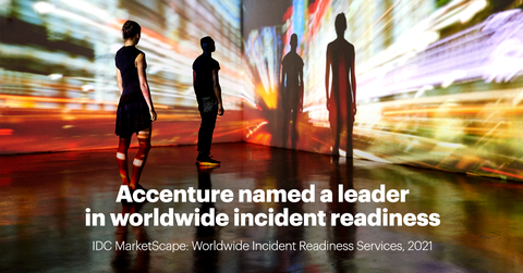 The IDC MarketScape 2021 names Accenture a leader in worldwide incident readiness services (Photo: Business Wire)