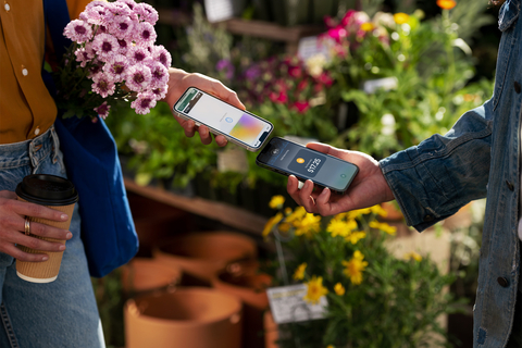Tap to Pay on iPhone enables businesses to seamlessly and securely accept Apple Pay, contactless credit and debit cards, and other digital wallets through a simple tap to their iPhone. (Photo: Business Wire)