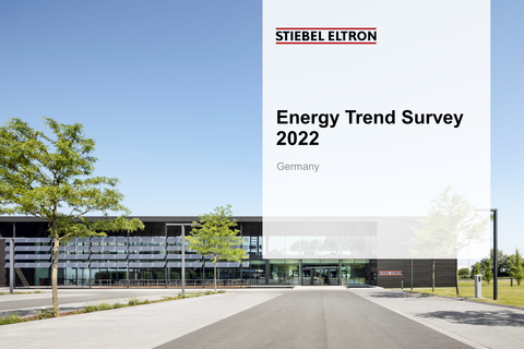 “Energy Trend Survey 2022”: In February 2022, a market research institute conducted a representative survey of 1,000 German citizens on behalf of Stiebel Eltron. (Photo: Business Wire)