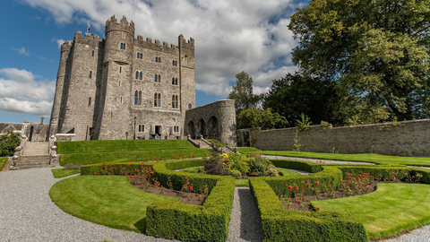 Kilkea Castle (1180) in Castledermot, Ireland. Photo courtesy of Historic Hotels Worldwide and Kilkea Castle.