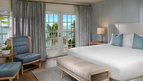 Oceanfront guest room at Southernmost Beach Resort. (Courtesy of Southernmost Beach Resort)